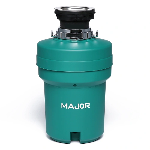 Major X1 3/4 HP P.M DC food waste disposer with EZ and 3-Bolt Mount