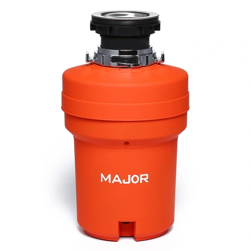 X1 food waste disposer with dishwasher connection and discharge elbow