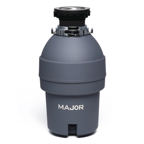 X2 food waste disposer installation with dishwasher connection and discharge elbow